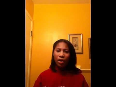 Girl singing old Gospel song (Kaylah 14)