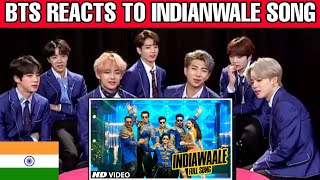 bts reaction to Bollywood songs Indian wale happy 