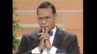 Minister Louis Farrakhan handles the Donahue audience!