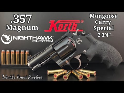 Korth Mongoose 2.75" Carry Special .357 Magnum From Nighthawk Custom