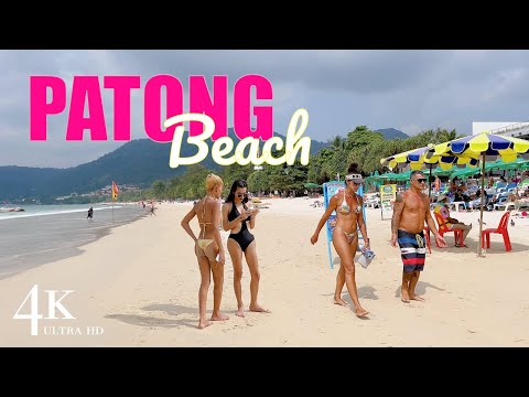 【4K❌❌❌】Phuket 2023 Patong Beach - Good weather is back? Walking Tour 🇹🇭