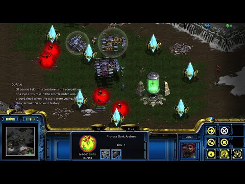 Zeratul discovers the Hybrid on a Dark Moon