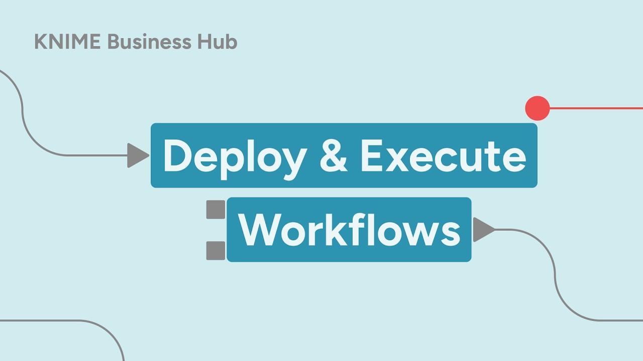 Deploy and execute workflows on KNIME Business Hub
