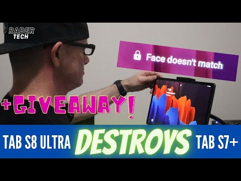 Samsung Galaxy Tab S8 Ultra DESTROYS Tab S7+ at facial recognition + Giveaway