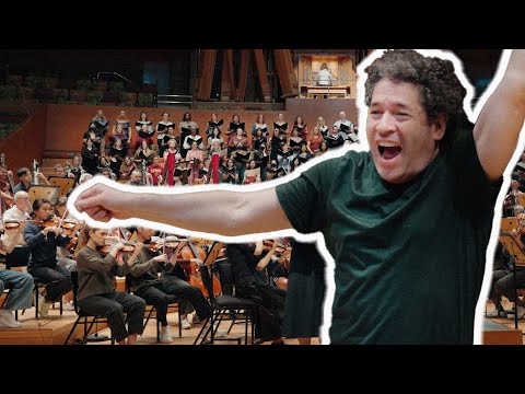Gustavo Dudamel and the LA Phil Rehearse Mahler's "Resurrection" Symphony