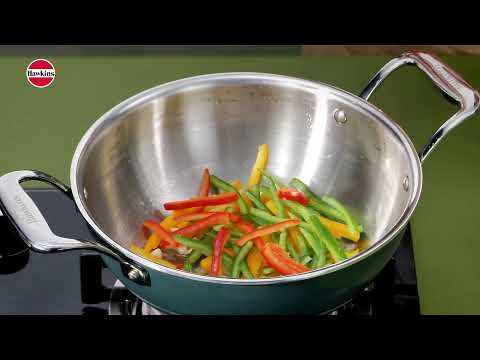Hawkins Olive Pro Triply Stainless Steel Deep-Fry Pan (POSK25G