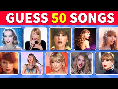 Guess Top 50 Taylor Swift Songs 🎤 | Most Popular Music Quiz
