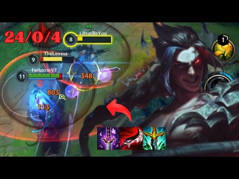 KAYN'S INSANE DAMAGE MORE THAN 24 KILLS (S11)