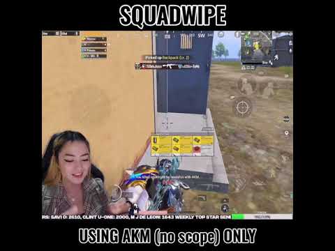 SQUADWIPE USING AKM ONLY (iPad Gameplay) PUBG MOBILE
