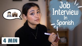 Practice Spanish Conversation | Interactive Roleplay | Job Interview