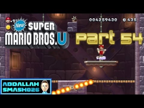 Let's Play New Super Mario Bros U for WiiU - Part 54: W6-T2 "Screwtop Tower"