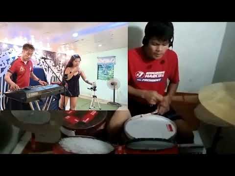 OJO KALUGARAN DAKA_NONSTOP_DISCO_CATHERINE&TOMEL  COVER DIY DRUMS Evermix vlogs
