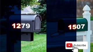 iSYFIX - Reflective Vinyl Number, Available 0-9 Numbers Stickers – 6 Pack - Available Sizes. 🔢