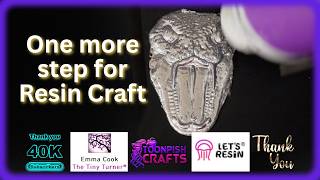 How to Cast a Snake Shadow Pendant in Resin | Giveaway Included