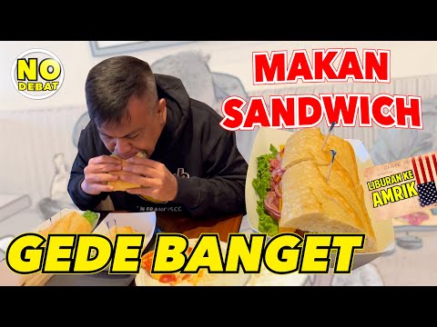 KULIDEL MAKAN SANDWICH GEDE BANGET DI PIER 39 - LIBURAN KE AMERIKA