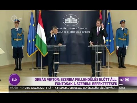 Orbán Viktor - Aleksandar Vucic sajtótájékoztató, Nis (Szerbia), 2016.11.21.
