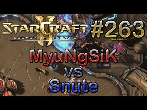 Replay-Cast #263 [TCM.MyuNgSiK (P) vs Liquid.Snute (Z)] - SC2 LotV