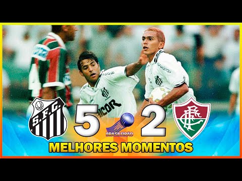 SANTOS 5 x 2 FLUMINENSE ● MELHORES MOMENTOS ● CAMPEONATO BRASILEIRO 1995 ● SEMIFINAL ● JOGO 02