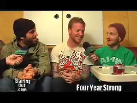 FOUR YEARS STRONG's Joe,Josh and Jake talk with Eric Blair @ Rock Star Taste Of Chaos09