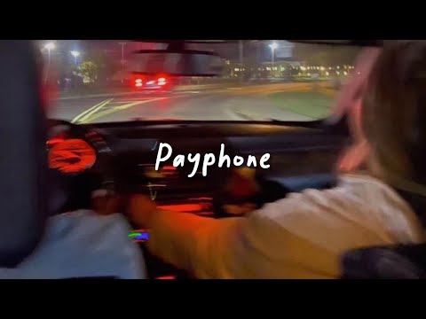 payphone (slowed reverb + lyrics)