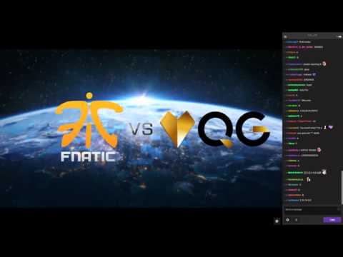 2015 IEM Cologne Day 2 Fnatic vs QG Game 3 (With Twitch Chat)