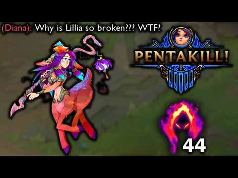 LILLIA MID IS THE LATEST KOREAN META (BROKEN ALERT)