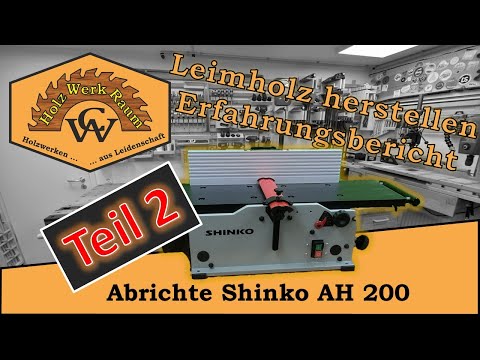 Making glued laminated timber with the Shinko AH 200 planer, Part 2