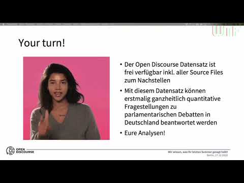 #rC3 -  Wir wissen, was ihr letzten Sommer gesagt habt! - Open Discourse und die Transparenz des Bun