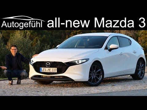 All-new Mazda3 FULL REVIEW hatch vs sedan comparison Mazda 3 2020 - Autogefühl