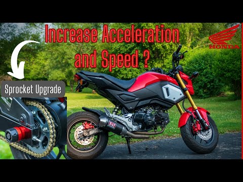 Honda Grom Ritzel-Upgrade, das jeder machen sollte - Kann eine kürzere Übersetzung Drehmoment und...