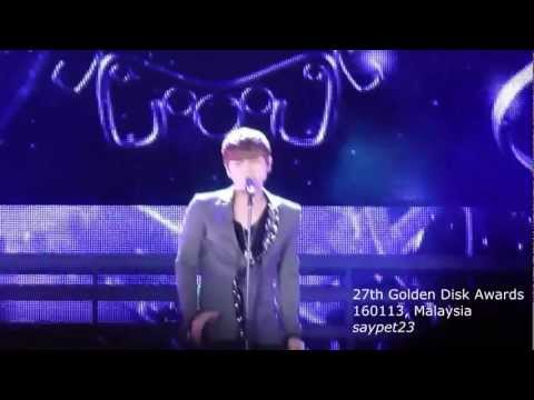 [FANCAM] 160113 이러지마 제발 (Please don't...) - KWill in 27th Golden Disk Awards