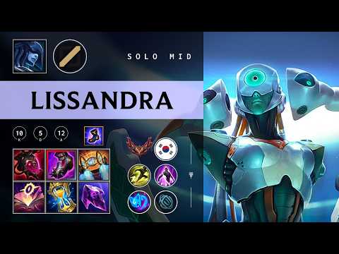 Lissandra Mid vs Zed - KR Grandmaster Patch 26.04