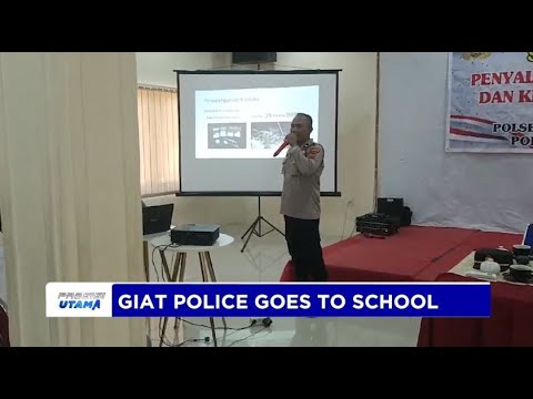 POLSEK MEDAN TUNTUNGAN GELAR POLICE GOES TO SCHOOL