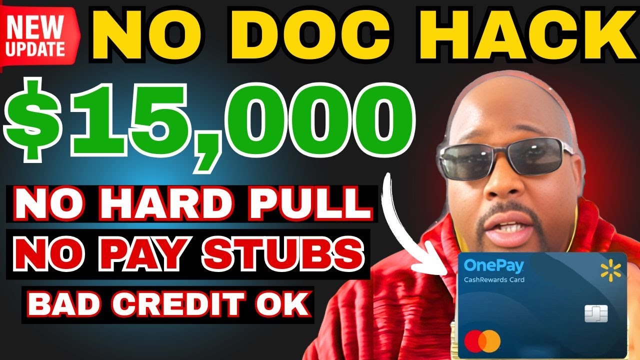 This $15,000 Walmart One Pay Card Hack With NO Docs, Guaranteed Limit (Bad Credit Approved!) Walmart