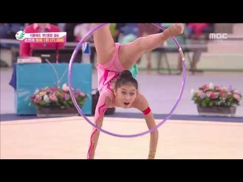 14.10.02_02_아시안게임.MBC 개인종합 결선54.류지아후이(리우 지아후이).후프 4R [LIU Jiahui.Hoop]