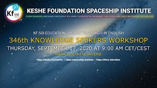 346th Knowledge Seekers Workshop; September 17, 2020
