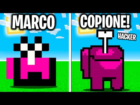 MARCO COPIA un HACKER nella GARA DEI COPIONI MA.. Minecraft ITA