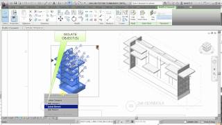 Quick isolate an area in Revit using a 3D section box