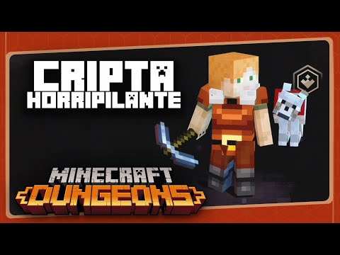 MINECRAFT DUNGEONS #2 - The Creepy Crypt |  Gameplay in Portuguese PT-BR with BRKsEDU