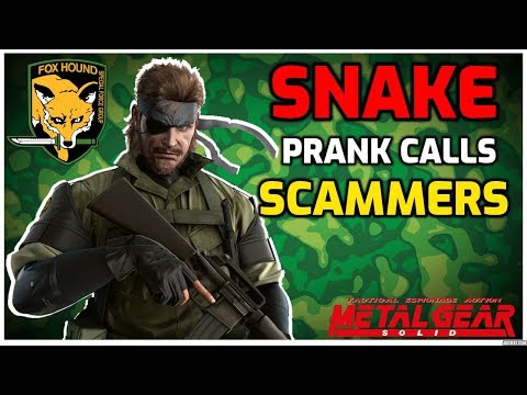 Solid Snake Calls Tech Support Scam - Metal Gear Prank Call!