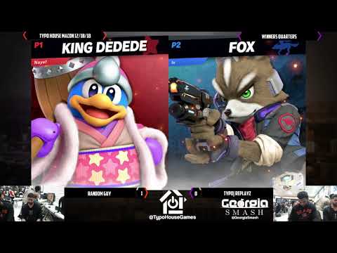 Typo House Macon 12/11/18 - Typo| LarryV(Fox) vs RandomGuy(Dedede) - Smash Ultimate W. Round 2