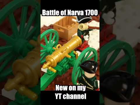 Battle of Narva 1700 #shorts #shortsvideo  #lego #europeanhistory