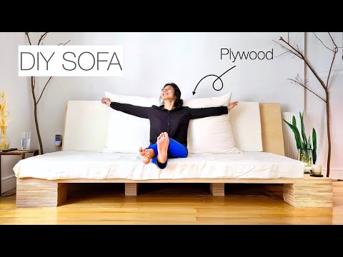 Diy Plywood Lounge Sofa 4 Seater 7