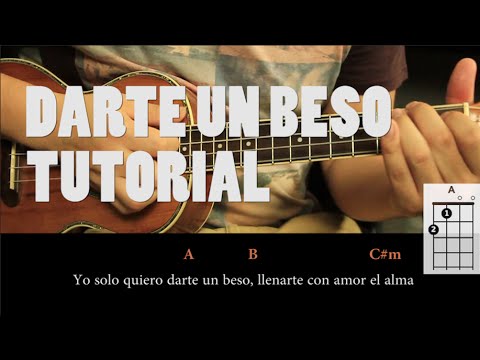 Prince Royce - Darte un Beso UKULELE Tutorial