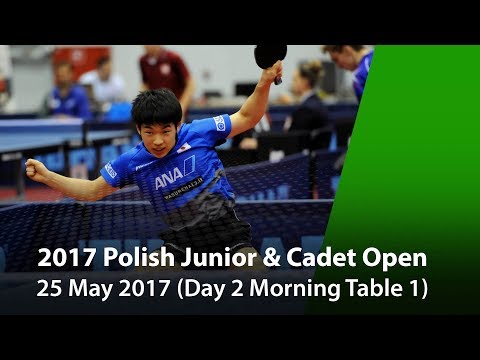 2017 ITTF Polish Junior & Cadet Open - Day 2 (Morning)