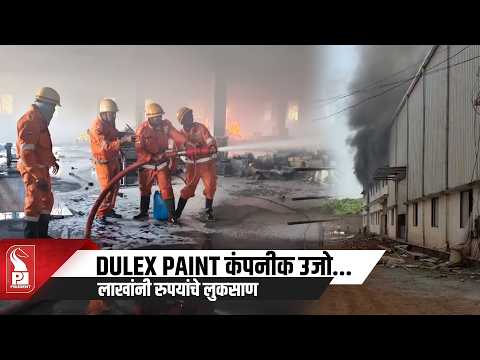 Fire Breaks Out At Dulex Paint Company Warehouse In Verna