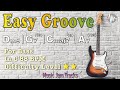 Easy Groove Jam for【Bass】C Major BPM88 | No Bass Backing Track