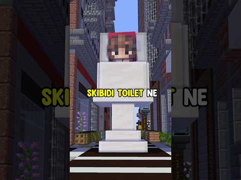 Skibidi Toilet Attacked Us in Minecraft 😱 #AyushMore #shorts #minecraft