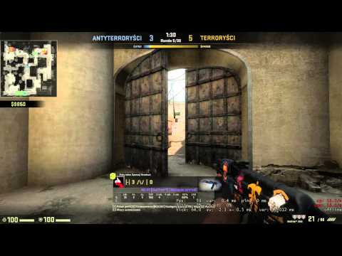 CS:GO ACE HENIO - AK-47 5 HS !! (Dust2)