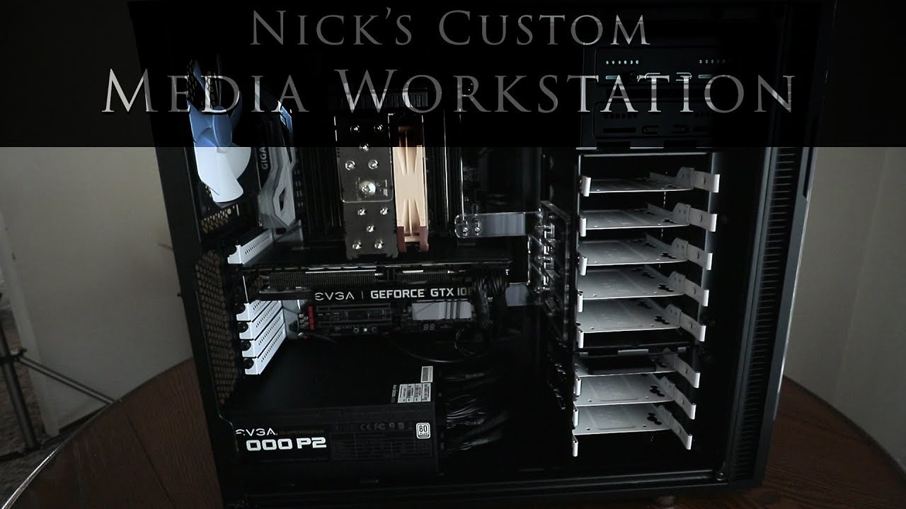 Nick's custom Computer... it was time.  (Custom workstation for media creators)